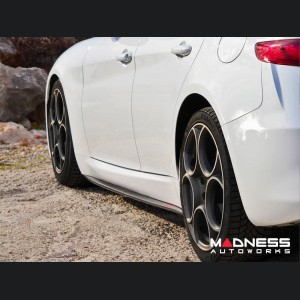 Alfa Romeo Giulia Side Skirts - Carbon Fiber - Stile Italia 